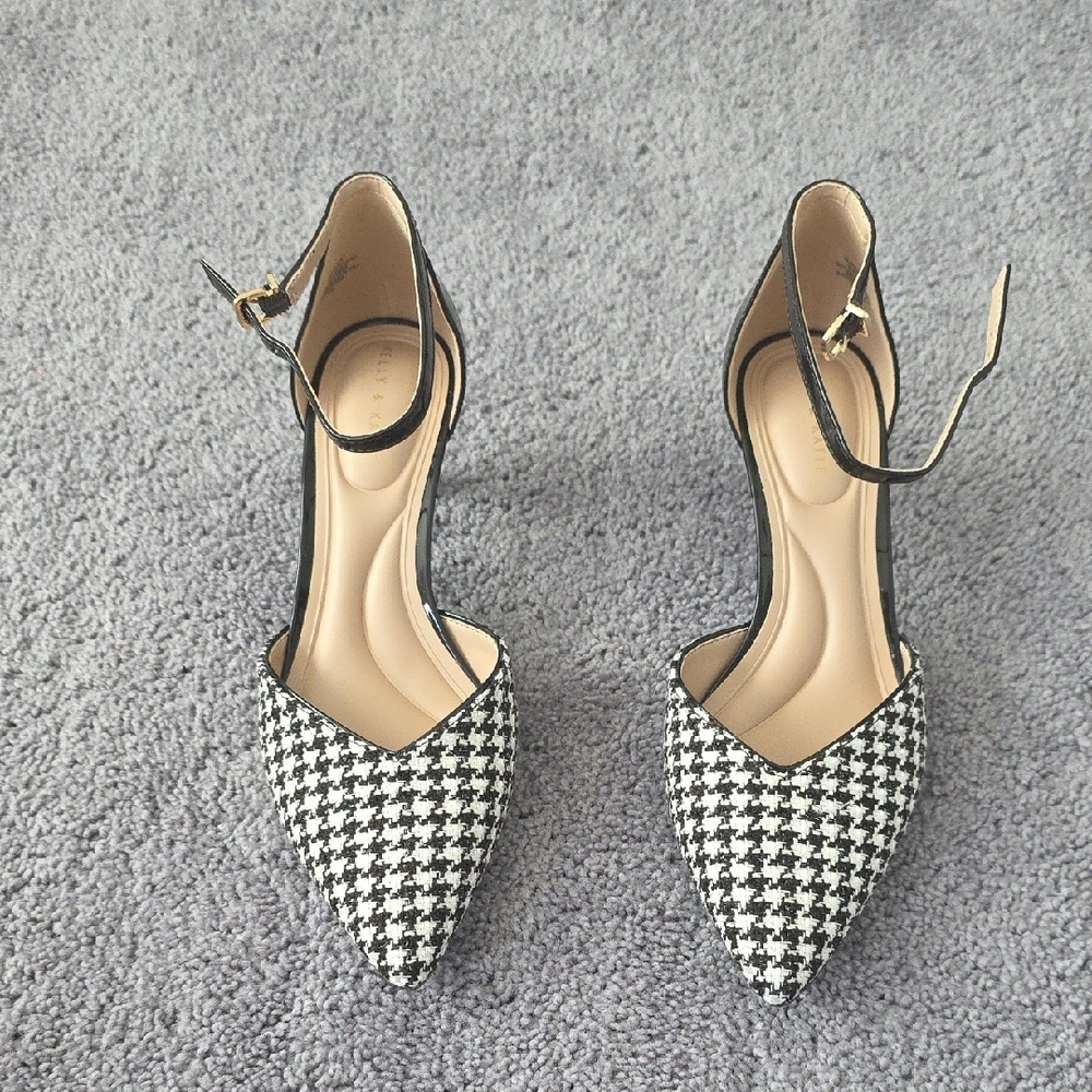 Stylish Espresso and White Women's Heels